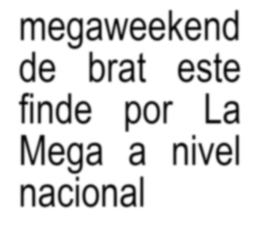 LaMega107's tweet photo. Todas las medias horas de este fin de semana disfruta nuestro #MegaWeekend especial dedicado al nuevo disco de Charli xcx en todas las emisoras Mega a nivel nacional. 🍏💚
Sábado 17 y domingo 18 de agosto por #LaMega... ¡donde sea! https://t.co/VqNPwOWkxA