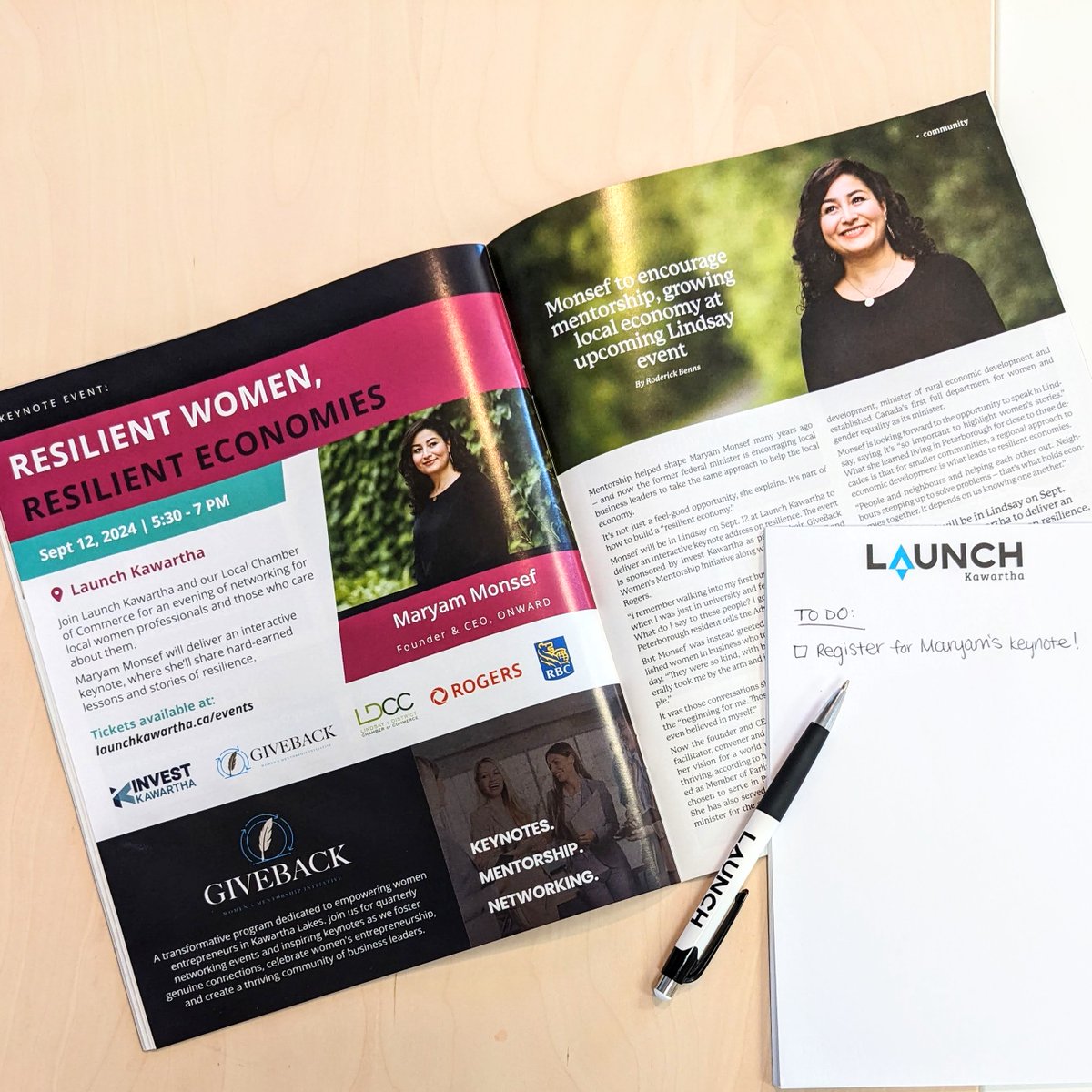 Registering for our upcoming #GiveBackMentorship evening should be top of your to-do list! Learn more and register to attend online: launchkawartha.ca/events/resilie…

#TeamKawarthaLakes #KeynotePresentation #Event