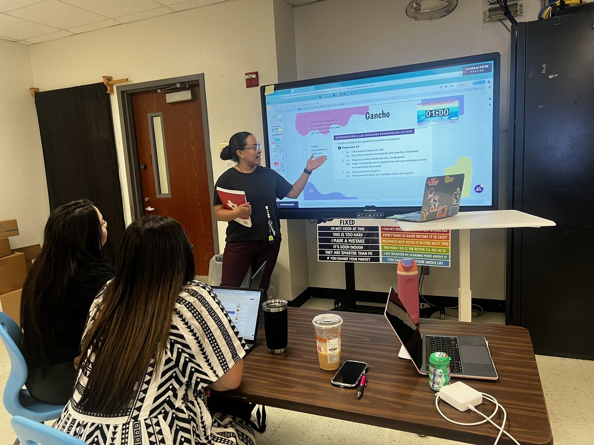 MsJove1's tweet photo. Today is a tremendous Thursday! We are halfway through our PLC day and we have had some awesome Amplify and Eureka role-playing taking place at Winnetka! #IronSharpensIron #Region1Excellence ✏️ 📚 https://t.co/GwXa2Bt9gd