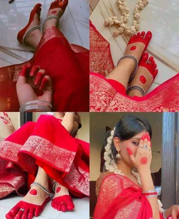 Traditional look of Bengalis🥰🌺

#GOLD #Trending #traditional #Bangalis