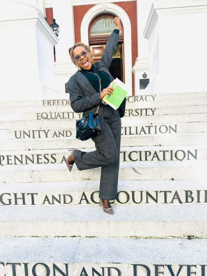 ANCYLhq's tweet photo. ANCYL 2nd DSG, Cde Olga Seate, has been sworn in as a Member of Parliament today in Cape Town. This increases the youth representation in the National Assembly. 

Congratulations, Cde Olga! Serve our people, especially the youth, with humility and dignity. 

#ANCYLatWork https://t.co/Dj0KoRuC4Y