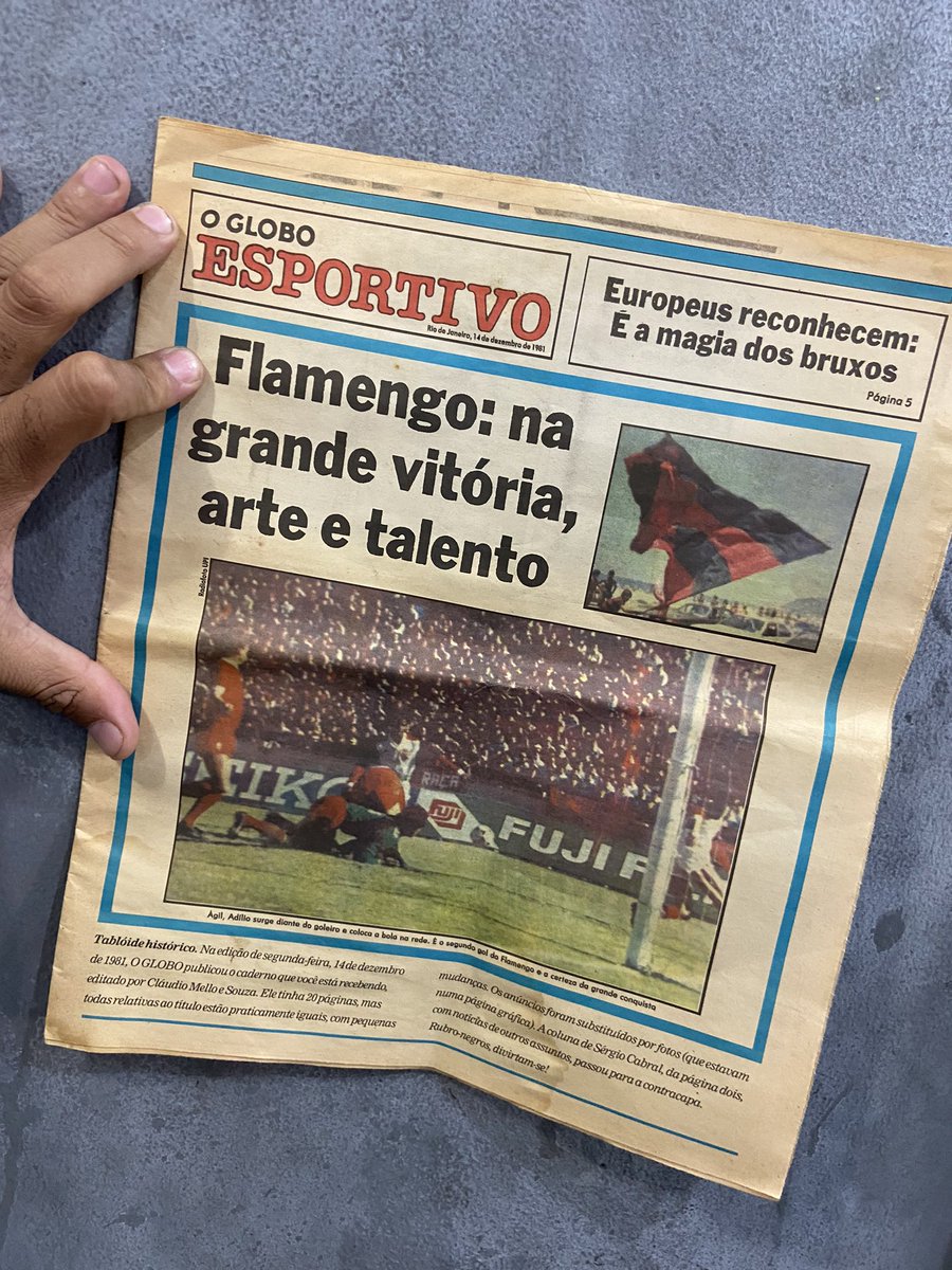 marcellobruner's tweet photo. Relíquia !! 
@Flamengo @ColunadoFla @Flamengo_en  @OGlobo_Mundo @OGlobo_Rio @GloboEsporteRJ https://t.co/WoYya3tXW6