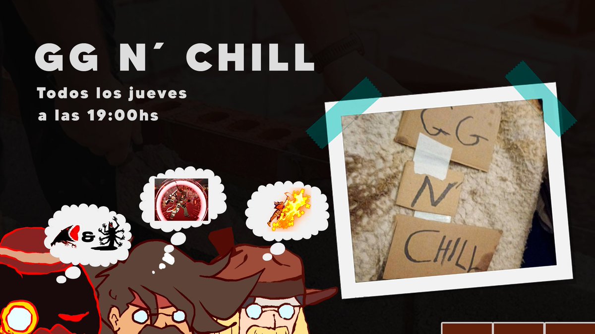 Jueves que pasa, jueves que estos manes se relajan y juegan Guilty. Sabés que más? PODES UNIRTELES!!

GG N' Chill, hoy a las 19:00hs, por nuestro canal de #Youtube. Preparate un café☕️, un mate🧉 ó lo que más te guste, y disfrutá!

#SomosValquiria #fGC
#GGST #Argentina