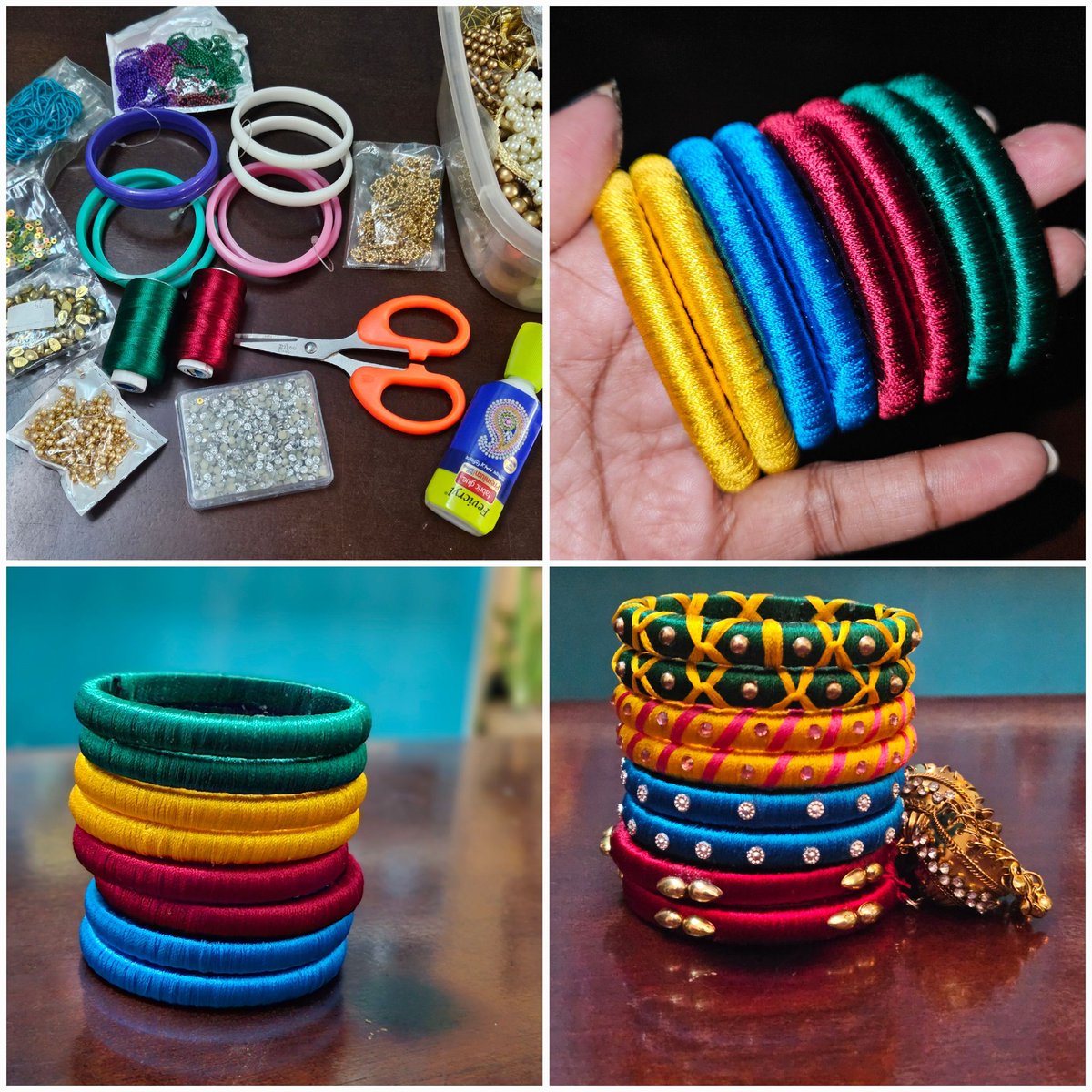 who_JSS's tweet photo. Mudichittean, nalla irukaa fraands💜💕 

Some effort to bring smiles 🤗🥰

#bangles
#artsy
#crafting 
#purplecrafts 
#artsandcrafts
#creativestuffs
#jewellerymaking https://t.co/kTsvS4A8D4
