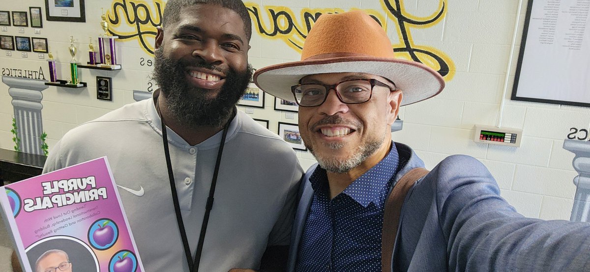 Leadership is definitely a calling and it's important that we share ideas! #PurplePrincipals