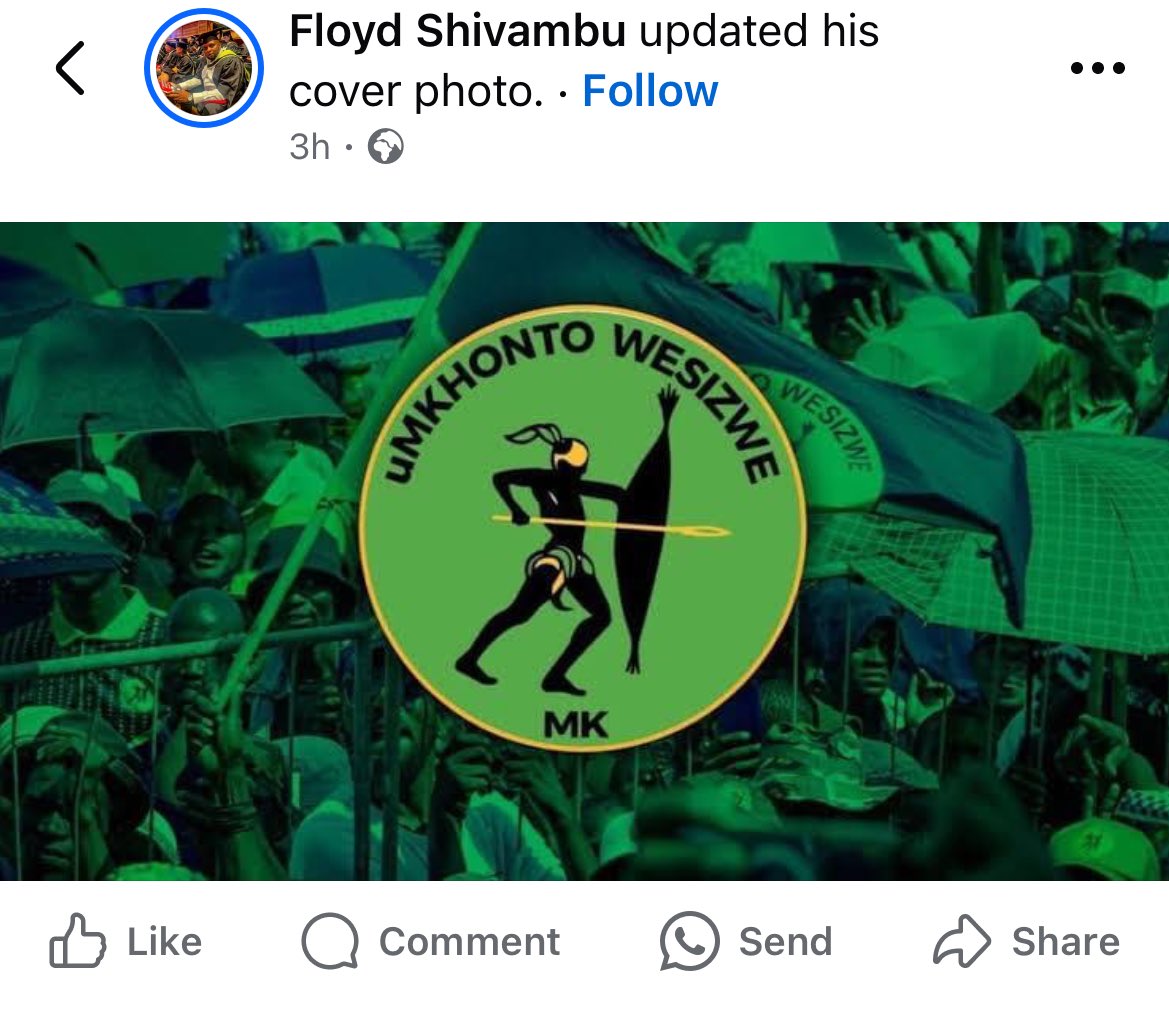 I wish you could all move on like Floyd Shivambu from those cheating boyfriends of yours😂😂😂