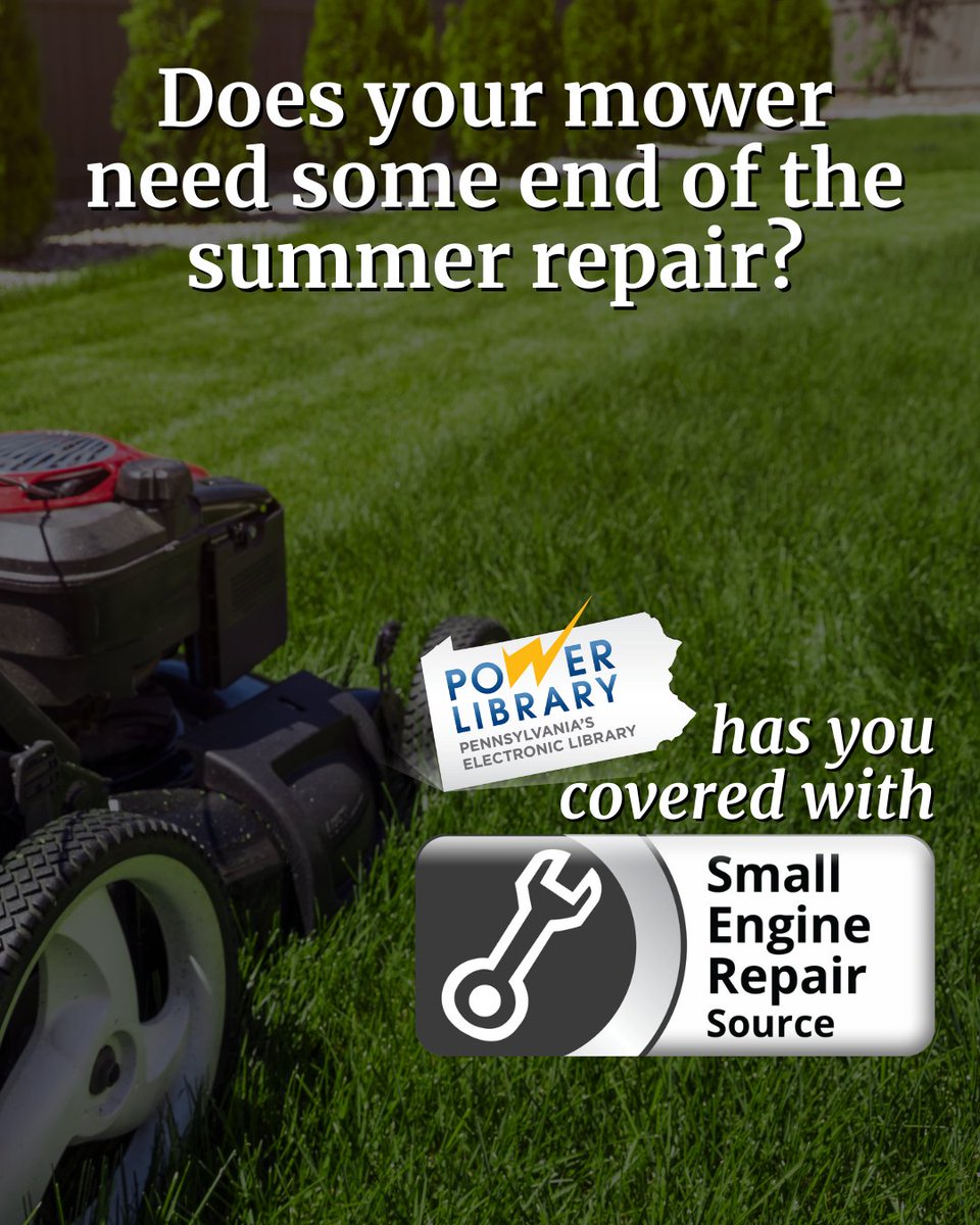 PowerLibrary's tweet photo. Is your mower ready for an end-of-season tune-up? 🔧 Let's get you sorted with the expert solutions from Small Engine Repair Source! Make the move 👉 https://t.co/Wdqw2GeSS4 https://t.co/Zx1BHNCTK5