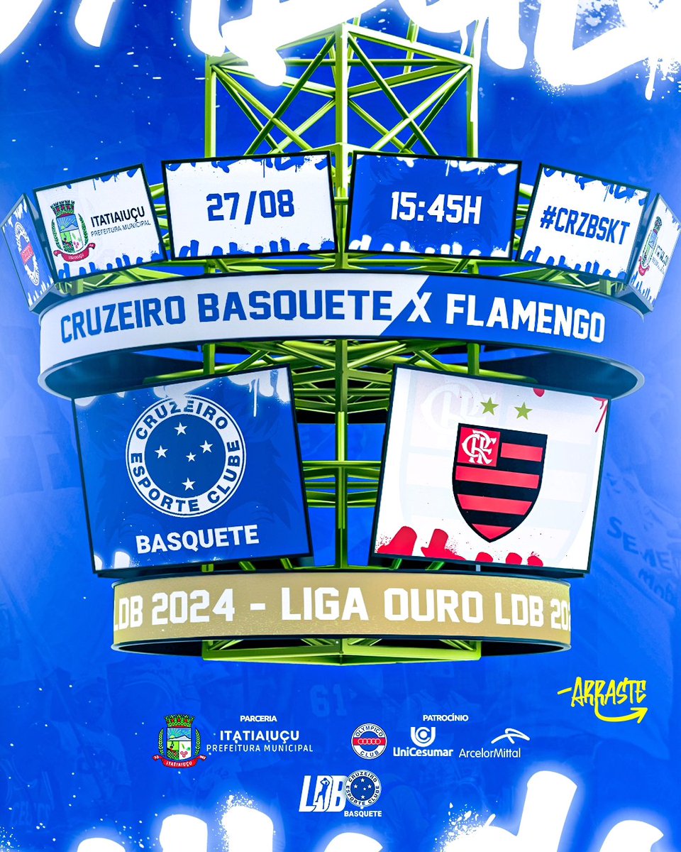 crzbasquete's tweet image. Série Ouro com Cabuloso 🏅🦊

A fase final da LDB 2024 está chegando! Serão 5 jogos entre as 8 melhores equipes. Quem vencer 3 se classifica para as semifinais e disputa o título!

📍 Ginásio Antonio Prado Junior 
🗓 26/08 a 31/08  
📺 YouTube: Cruzeiro Basquete  

#cruzeiro #ldb