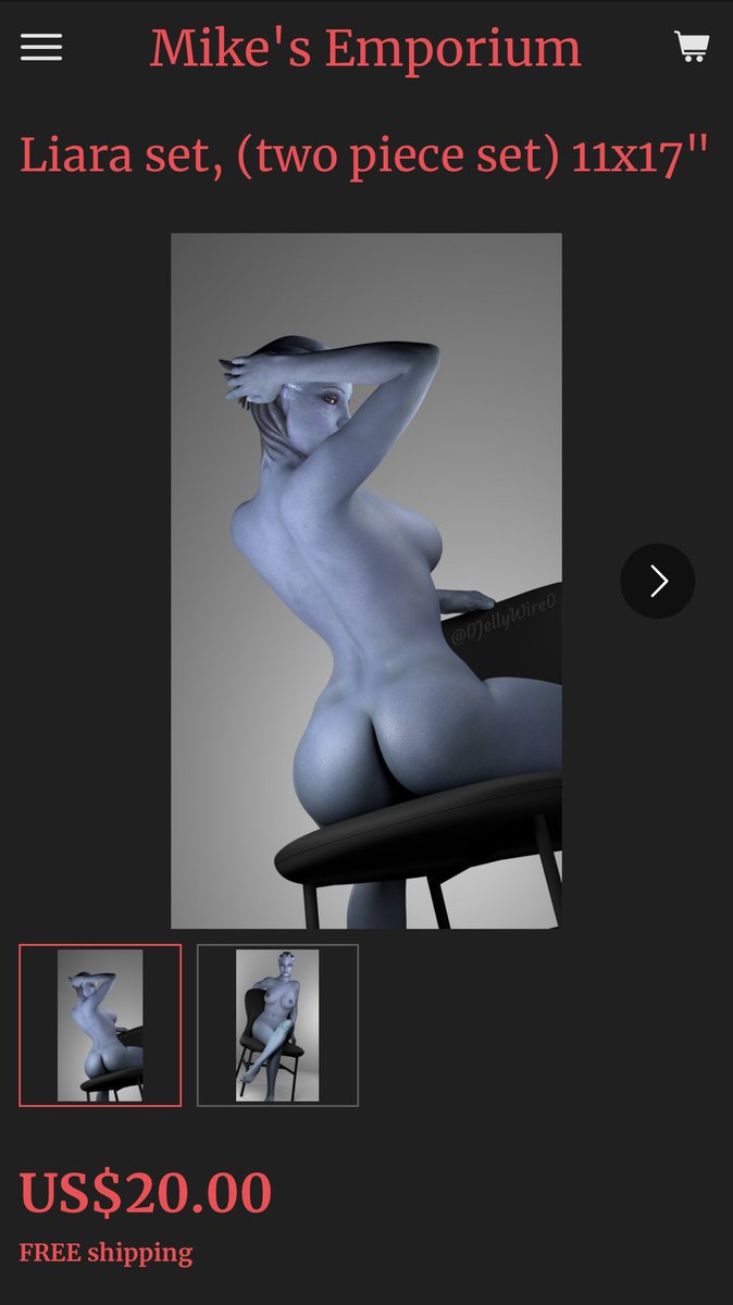 0JellyWire0's tweet photo. Liara two piece set now available! https://t.co/Hq0BeyPTvp