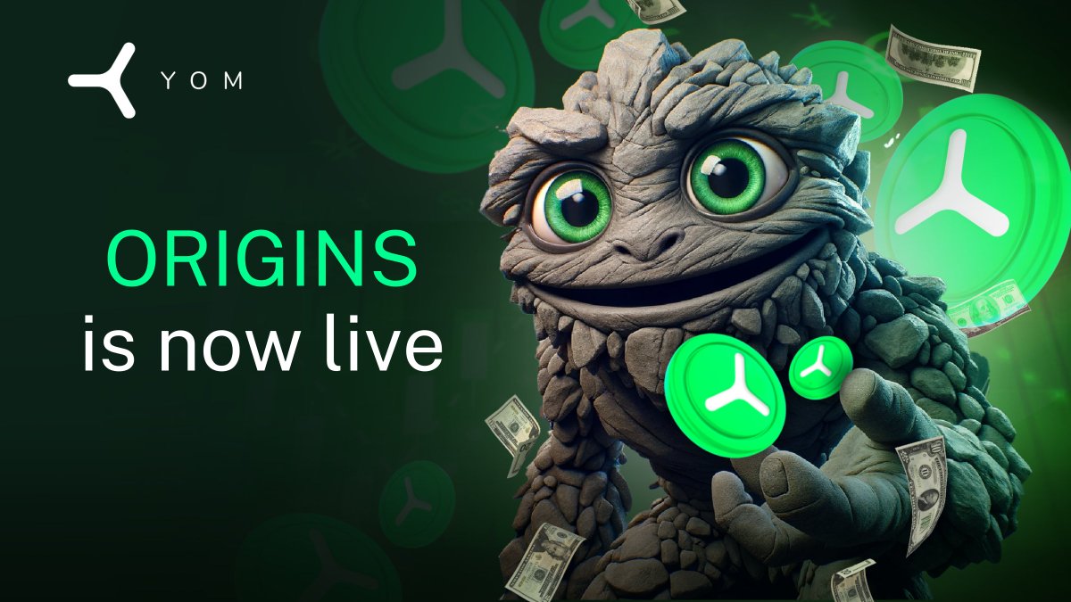 🚨 BREAKING: ORIGINS + $YRX LIVE 🚨  

💨 Cloud Expansion: AWS is out! 
⚡️ Turbo-Charged Scaling: New queuing system 
🌐 YOM dApp is LIVE!  
🏆 $YRX Rewards Leveled Up: Launching of "The Origins Challenge"

A lot of updates and events coming! Stay tuned for more details