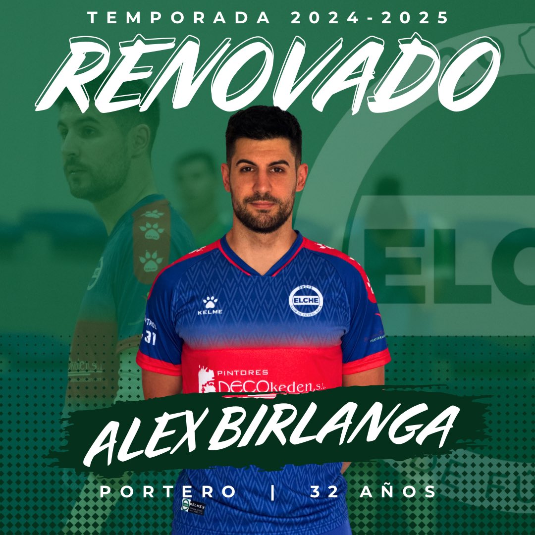 elchecfsala's tweet photo. 🤝 𝗔𝗹𝗲𝘅 𝗕𝗶𝗿𝗹𝗮𝗻𝗴𝗮 | 24-25

🔝 Seguirá otra temporada más nuestro otro guardián de la portería, un as imparable que defenderá el arco ilicitano con toda seguridad demostrada el curso anterior.

💚 ¡A por más éxitos juntos Alex!

#MuchoSala 💚🤍 #Birlanga2425 https://t.co/TRdvJASR7Q