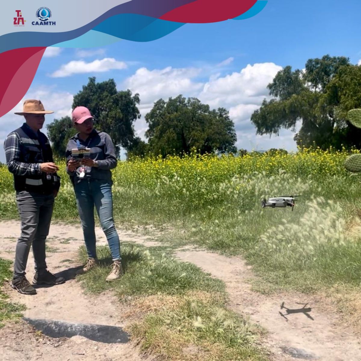 Media_Caamth's tweet photo. Nuestro equipo de Catastro Hidráulico de la CAAMTH💧 realizó el levantamiento del dren pluvial para analizar su funcionamiento y comportamiento en toda la temporada de lluvias. https://t.co/I0XL7HlG98