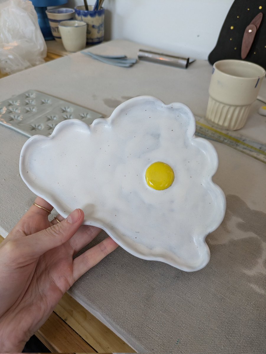 ☀️⛅Sunny Egg Cloud plate!!!🥚☁️

DM if interested!!!👀🙏💞