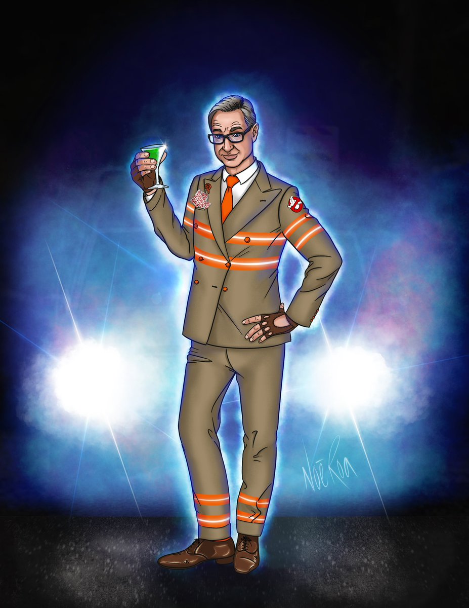 SoyNoeRoa's tweet photo. Better late than never, congratulations on #GhostbustersATC’s 8th anniversary @paulfeig! Thank you for giving us a fun-tastic, imaginative @Ghostbusters movie with spectracular visuals.
I hope you like this tribute, I know you’d be the dapperest Ghostbuster ever! Much love 👻🤍 https://t.co/Inkf89Ecry