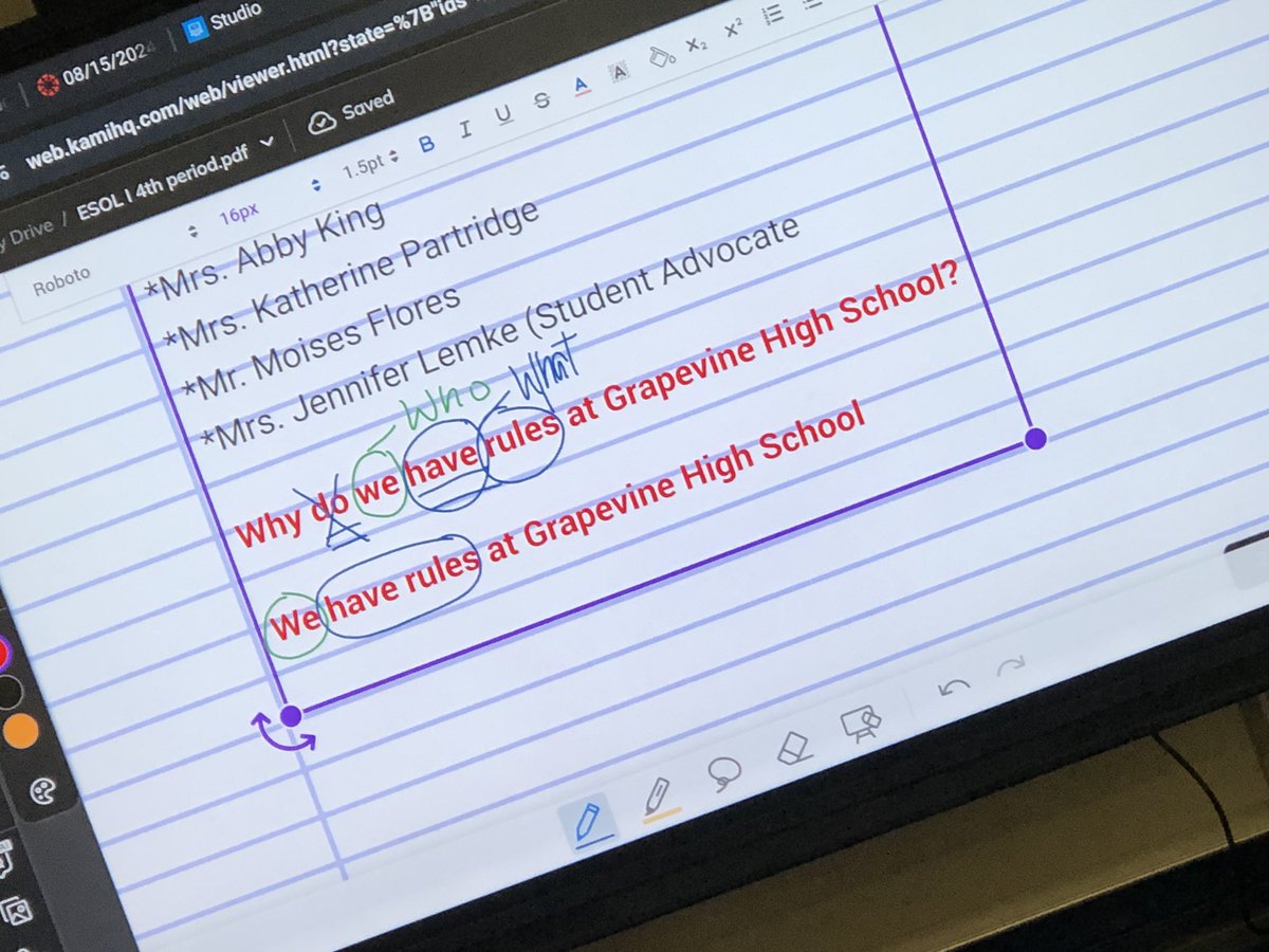 When it’s a C Day and you’re a language teacher, you play the video and pause it to take notes while supporting the skill of giving and receiving information.
