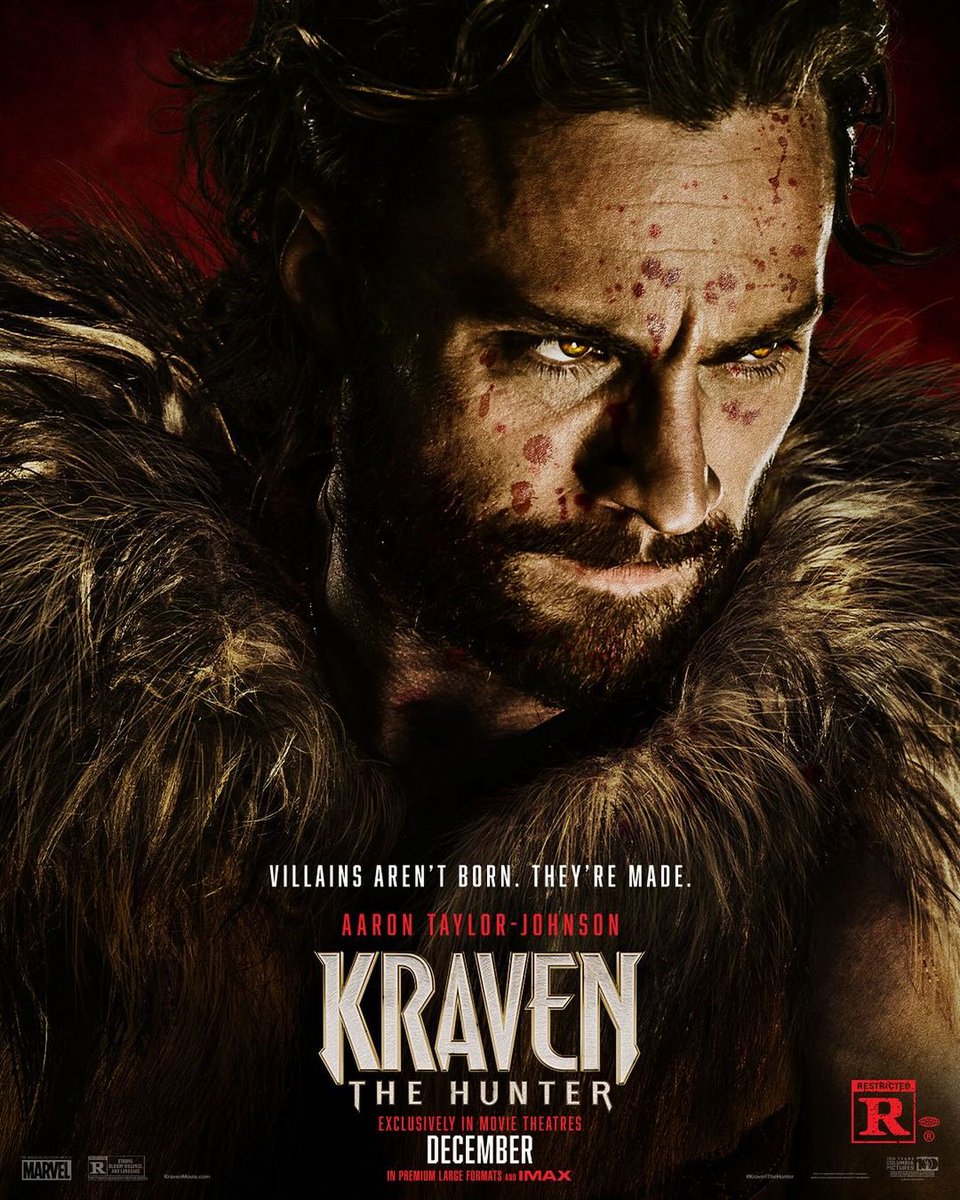 ImageEngine's tweet image. P O S T E R - He’s taking names.
#KravenTheHunter hits theaters this December. With visual effects by #ImageEngine.
