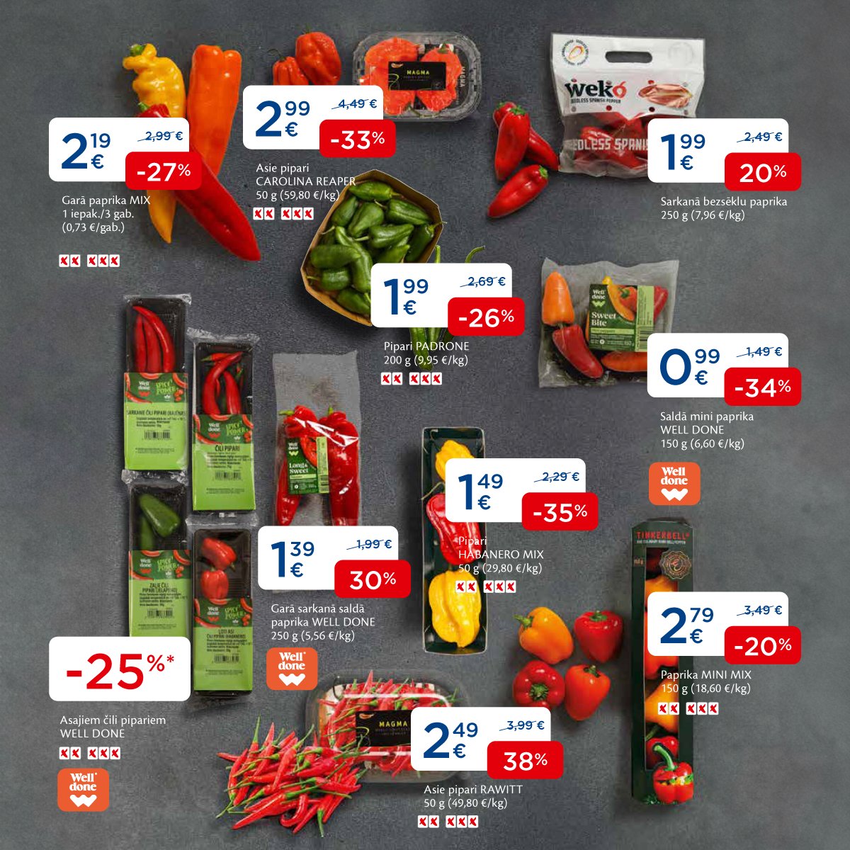Paprikas un piparu festivāls MAXIMA veikalos rit pilnā sparā! 🌶️  Izvēlies savus pipariņus un piešķir dienai asumiņu! 👉  maxima.lv/akcijas-avizes…