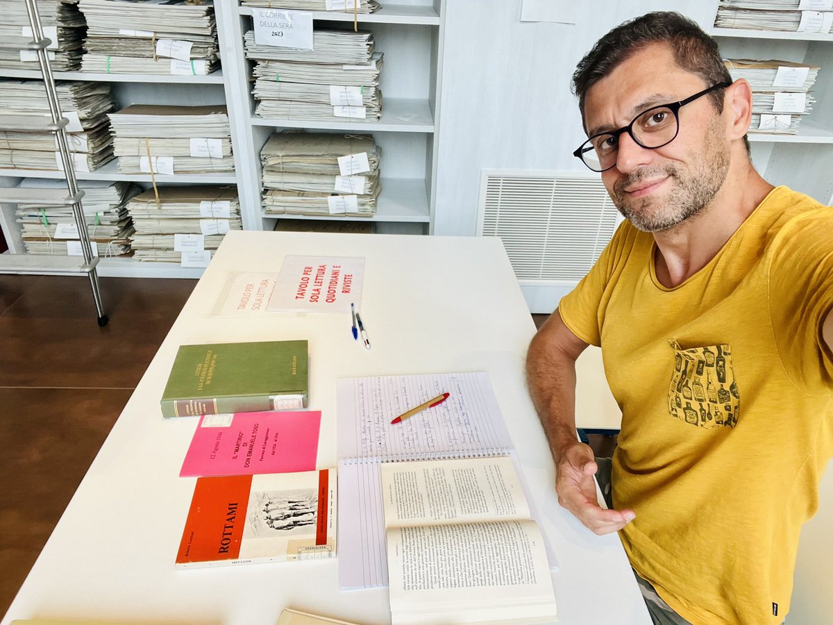 Non tutto il maltempo viene per nuocere…così anziché andare al mare si riprendono le ricerche in biblioteca

#ferragosto #estate #summer #agosto #ricerca