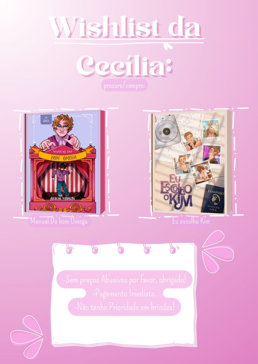 ME AJUDEM A COMPLETAR
#ficbooks #ficbook #editoramikrokosmos #editoravioleta #editoraeuphoria
#comproficbook #comproficbooks #vendoficbook #vendoficbooks