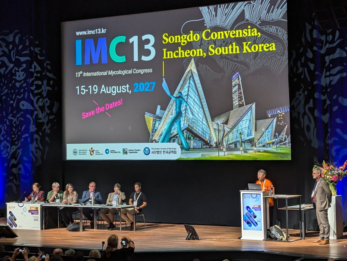 And that's the end of #IMC12! What an amazing conference put on by <a href="/IMC12NL/">12th International Mycological Congress (IMC12)</a>! So great to connect with mycologists around the world, reconnecting with friends and colleagues, and making new connections! I look forward to seeing everyone in South Korea for IMC13!
