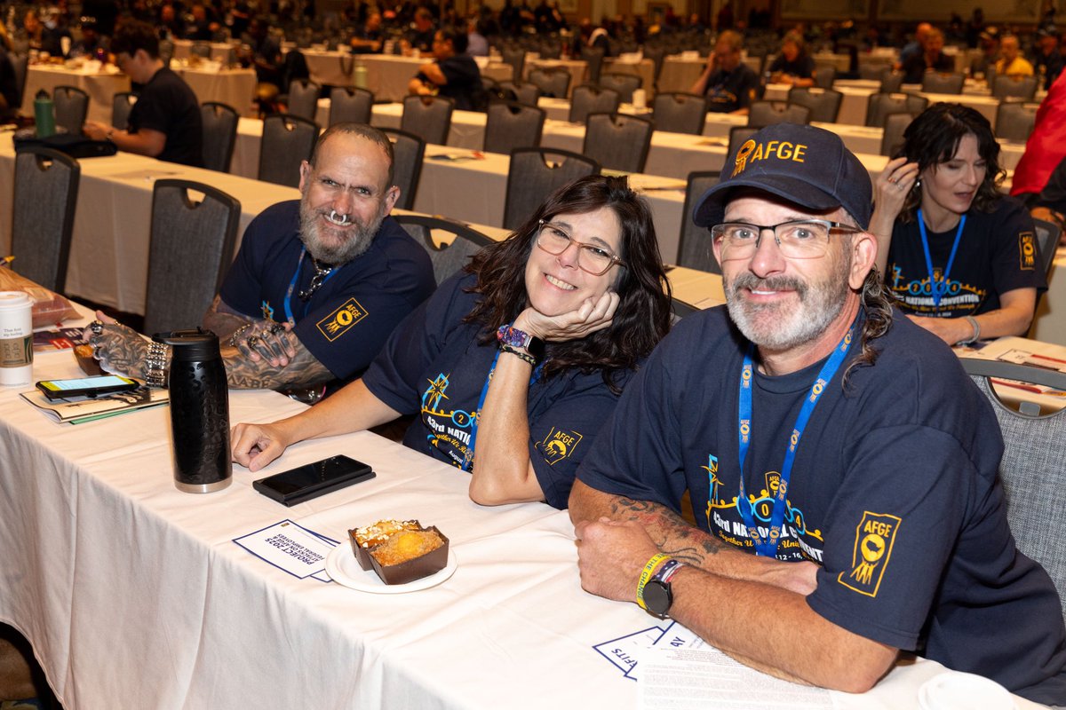 AFGENational's tweet photo. AFGE activists are excited to discuss policies and shape our union’s future.
#AFGERising https://t.co/uM0nNw09Jv