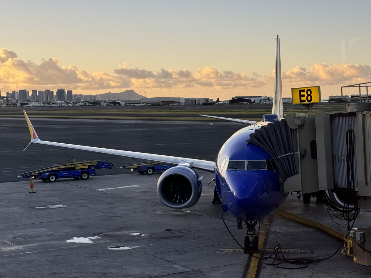 Good morning from HNL and <a href="/SouthwestAir/">Southwest Airlines</a>. Hope your travels are fun today.