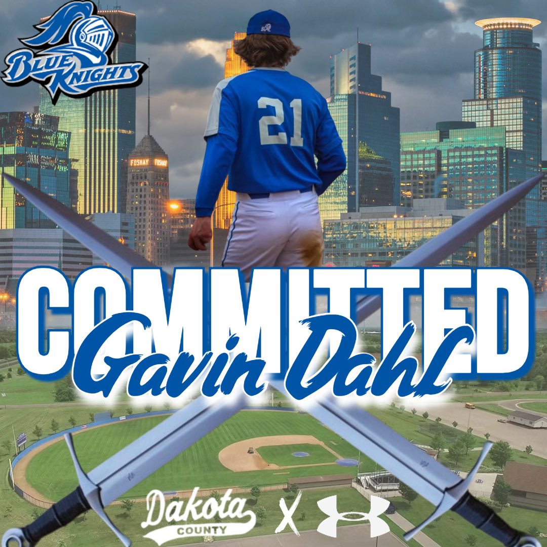Gavin Dahl (@gavin_dahl21) on Twitter photo Excited to announce my commitment to Dakota County Technical College! I would like to thank my family, friends, and coaches who helped me get here. Excited to get to work! #jucobandit
<a href="/WHSBaseballMN/">Woodbury HS Royals Baseball</a>
<a href="/MASH__BASEBALL/">MASH Baseball</a>
<a href="/BaseballDctc/">DCTC Baseball โ๏ธ</a> Excited to announce my commitment to Dakota County Technical College! I would like to thank my family, friends, and coaches who helped me get here. Excited to get to work! #jucobandit
<a href="/WHSBaseballMN/">Woodbury HS Royals Baseball</a>
<a href="/MASH__BASEBALL/">MASH Baseball</a>
<a href="/BaseballDctc/">DCTC Baseball โ๏ธ</a>