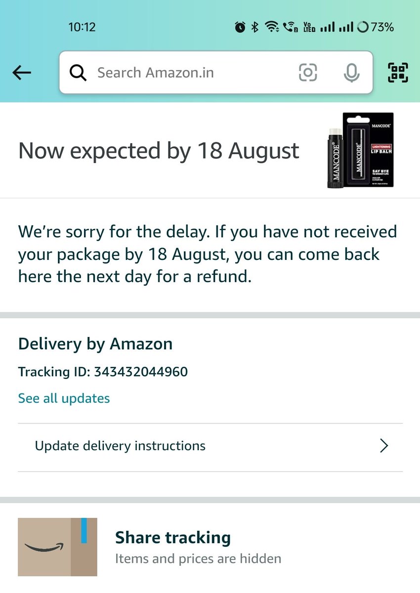 prashanthande01's tweet image. See the current status. That guy is not interested in coming. He just ignored the package. Is this the kind of service you guys are giving? How can I rely on @amazonIN 
Very Pathetic #AmazonBadService
