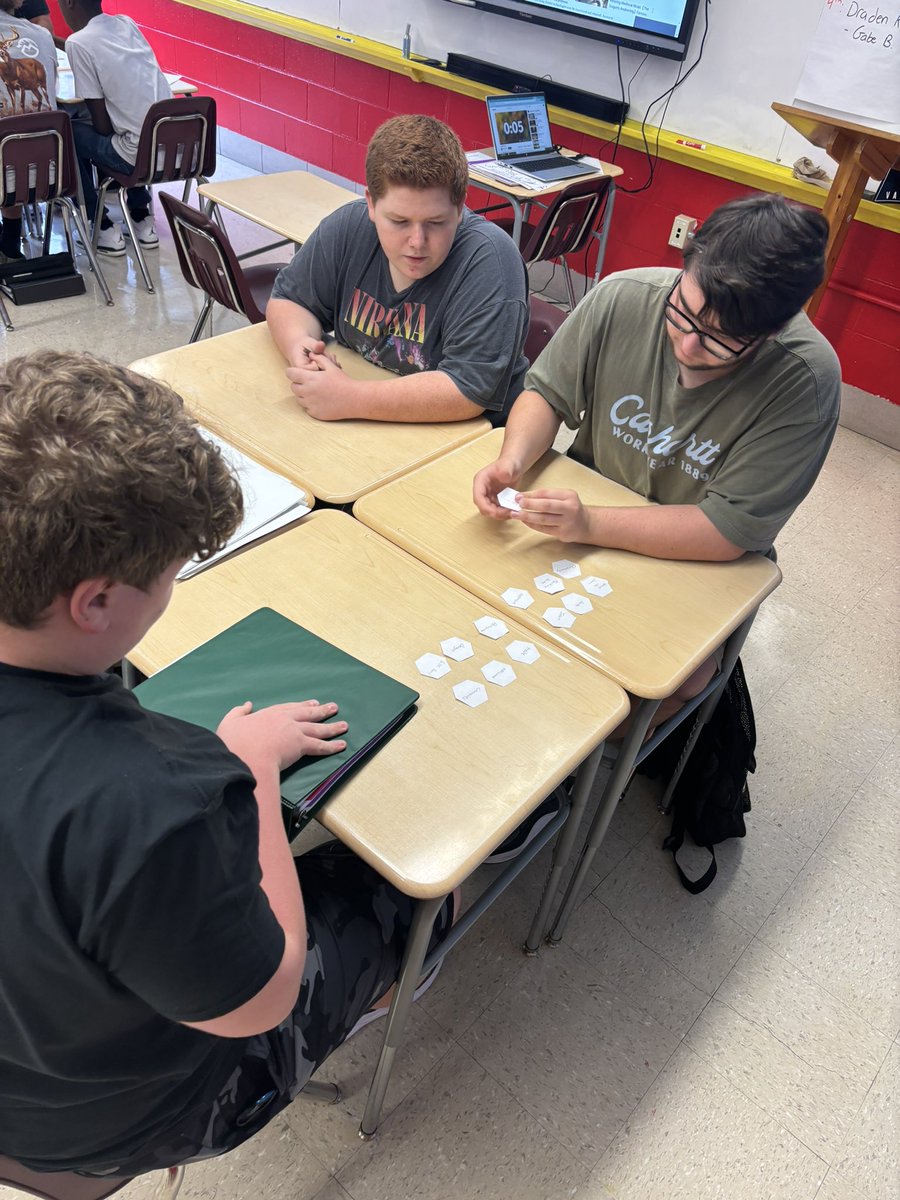 Using hexagonal thinking to make connections! <a href="/cobb1212/">Derek Cobb</a> <a href="/ccboe_news/">Calhoun County Schools</a>