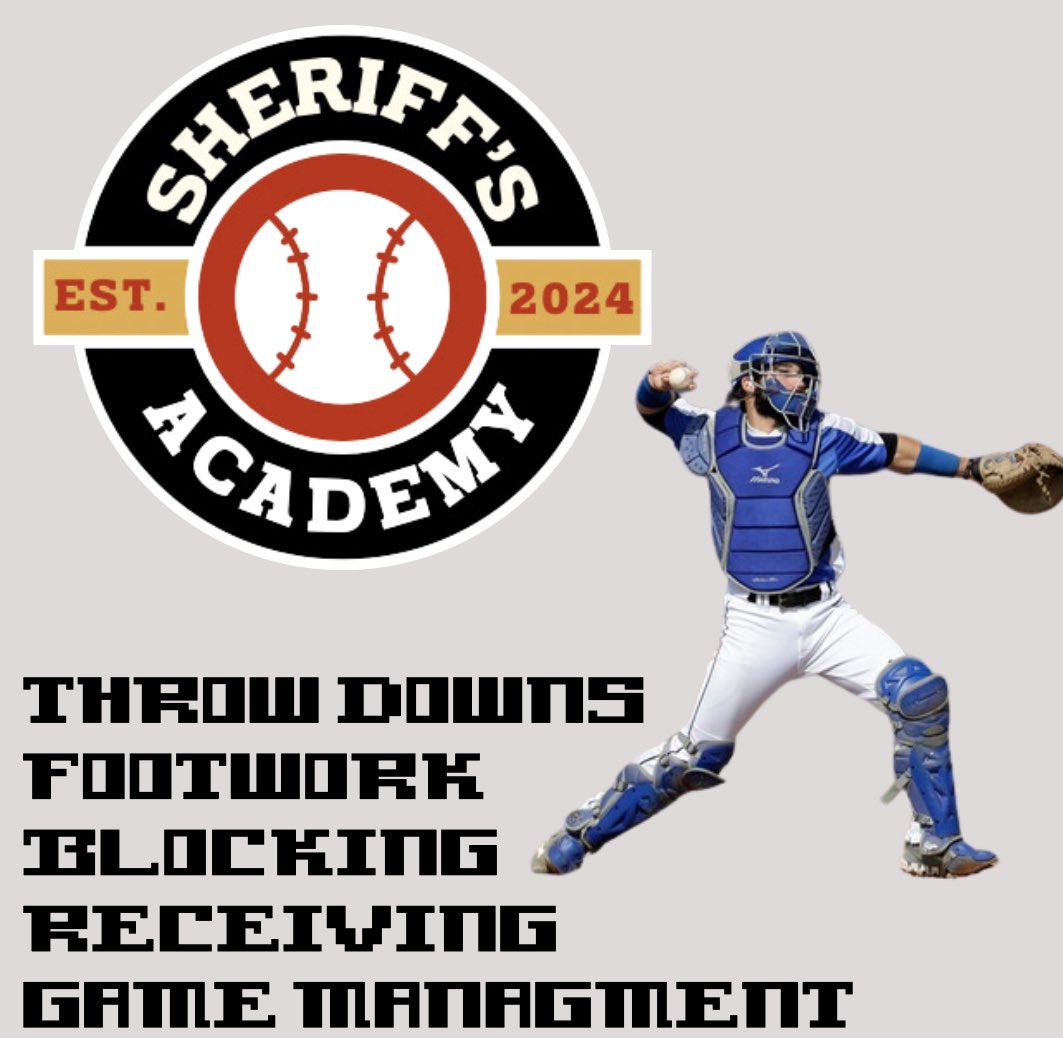 Do you want to improve your game but don’t know what steps to take?!?!

‼️ DM today for more information ‼️

Lessons iInclude:

-Video Breakdown
-Drills &amp; Exercises
-Position Breakdown
-Game Knowledge

We would love to help you achieve your dreams!

#catching #sheriffacademy