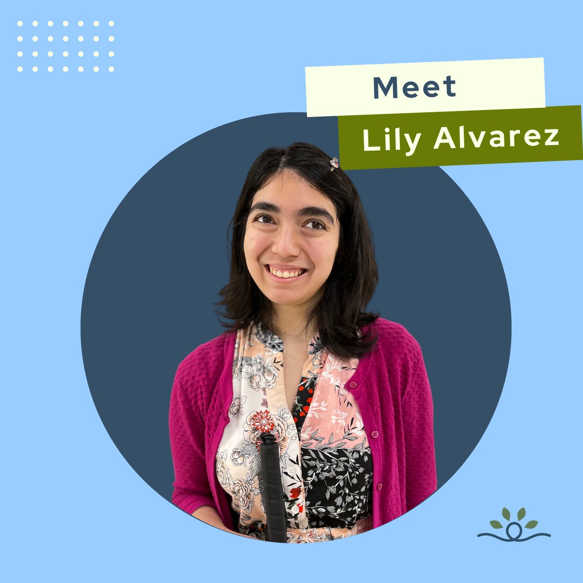 NatlDisability's tweet photo. Meet Lily Alvarez (she/her), one of our Student Fellows at the National Disability Center and find out how her work as a standout student at @utexascoe is making a difference.

https://t.co/BUTw6RBEBt. https://t.co/XRQ80h9I0d