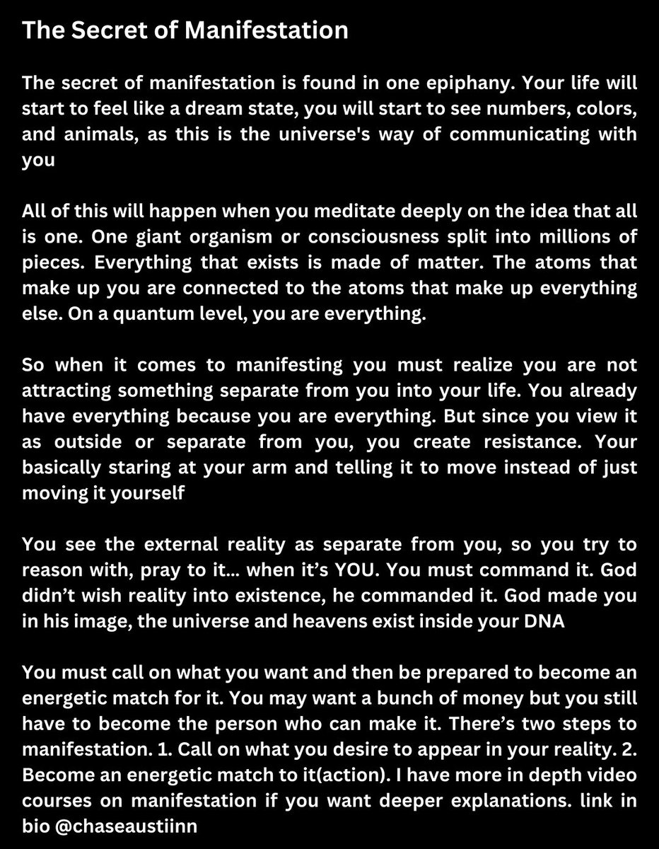 You’ve never used this manifestation tactic