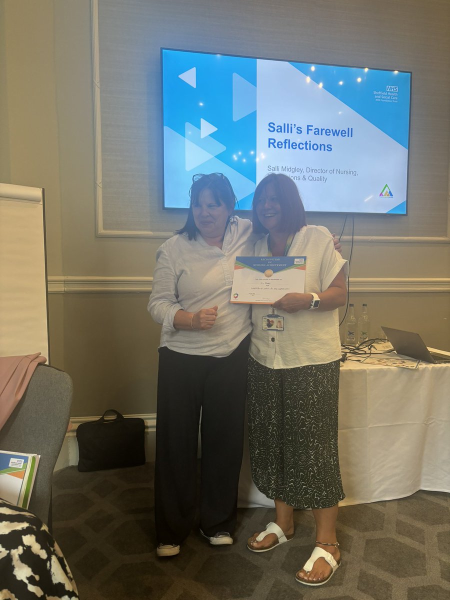Vanessa Gilmartin ( Garrity) RNMH She/Her (@vanessarnmh) on Twitter photo Another <a href="/SHSCFT/">Sheffield Health and Social Care NHS FT</a> nursing 🌟 with <a href="/kimparker50/">kim parker</a> getting an award at our nursing council for her leadership with the mental health act reform work and for leadership of our culture of care programme 👏🏻 Another <a href="/SHSCFT/">Sheffield Health and Social Care NHS FT</a> nursing 🌟 with <a href="/kimparker50/">kim parker</a> getting an award at our nursing council for her leadership with the mental health act reform work and for leadership of our culture of care programme 👏🏻