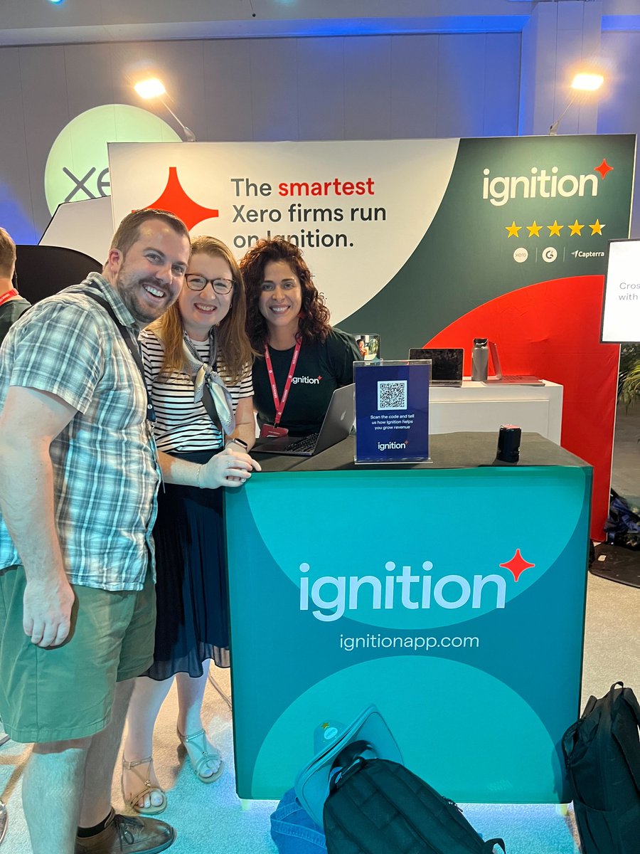 ignitionapp's tweet photo. From long-time customers to brand-new booth sign-ups, we love meeting our Ignition Community members. 

If you're at #Xerocon Nashville, stop by E+1 and meet the team. Some of them flew all the way from Australia to meet you! https://t.co/R8jakj8Iwu