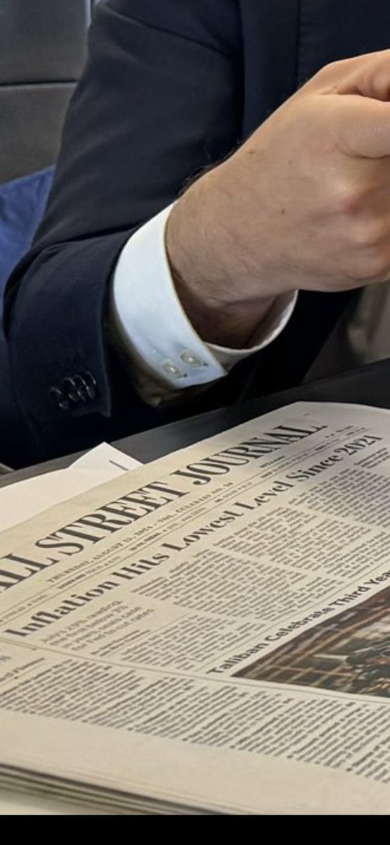 When you're more focused on the soda than the positive headline about Biden's economic policies working