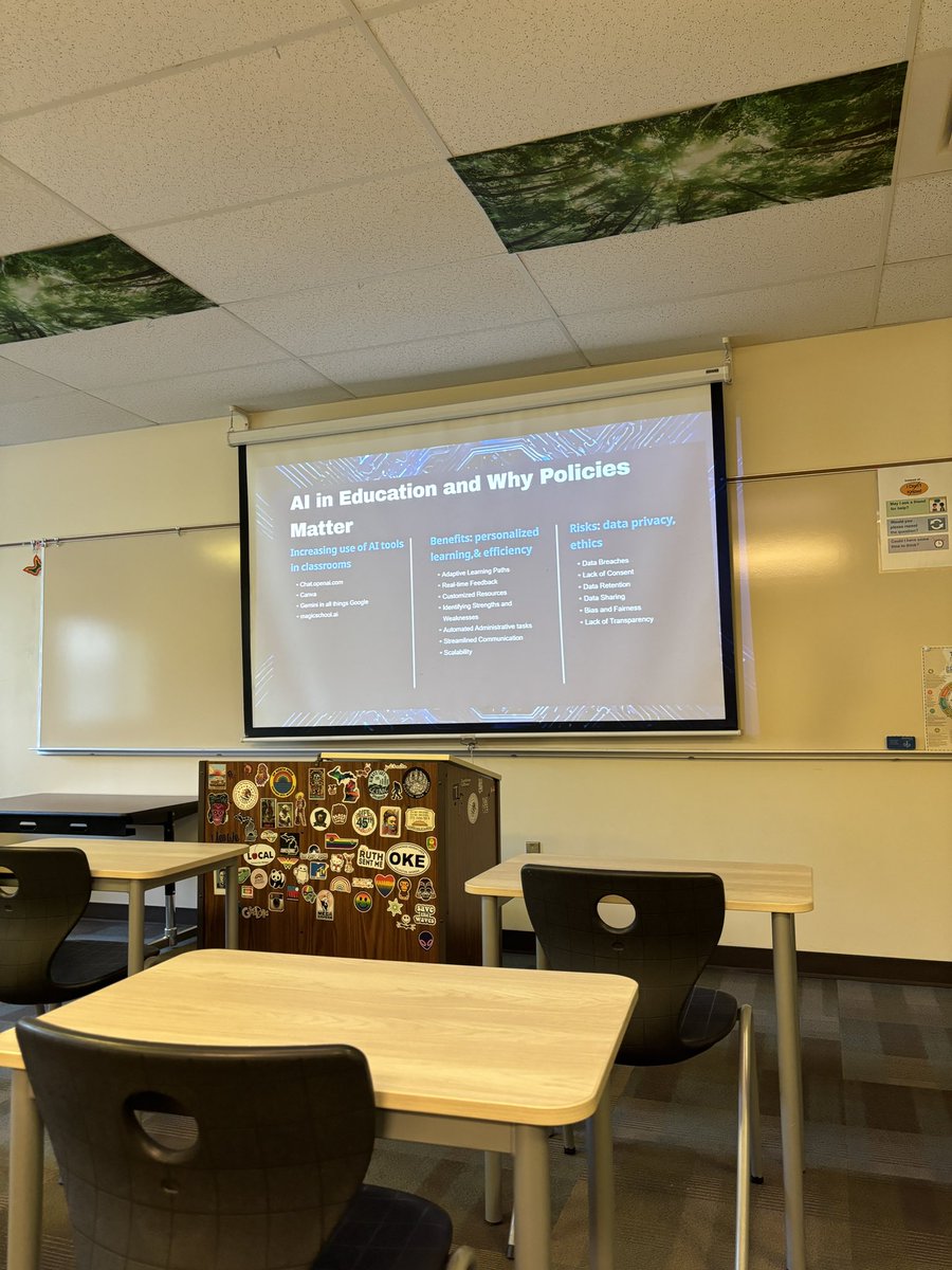 Fun, accessible, and informative #Profdev sessions at #WIREDTC with support of <a href="/NorthEdNews/">Northwest Education Services</a> &amp; <a href="/TCAPSNews/">Traverse City Area Public Schools (TCAPS)</a>! Good discussion around #AI polices and #cybersecurity implications. Thanks to Brandi Reynolds and all the presenters! #REMC2C #edtech