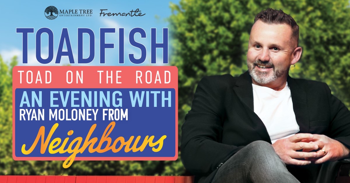 Worthing Theatres and Museum (@wtmworthing) on Twitter photo ๐ฃ๐ข๐ป๐ฒ ๐บ๐ผ๐ป๐๐ต ๐๐ผ ๐ด๐ผ! ๐ธ Neighbours star Ryan Moloney is heading out on the road for his tour, ๐ง๐ผ๐ฎ๐ฑ ๐ข๐ป ๐ง๐ต๐ฒ ๐ฅ๐ผ๐ฎ๐ฑ. Don't miss your chance of seeing one of TVs most loved characters!
๐
Tue 10 Sep 7:30PM
๐๏ธwtmlink.org/ToadOnTheRoad_โฆ
#WTM #Worthing #Neighbours ๐ฃ๐ข๐ป๐ฒ ๐บ๐ผ๐ป๐๐ต ๐๐ผ ๐ด๐ผ! ๐ธ Neighbours star Ryan Moloney is heading out on the road for his tour, ๐ง๐ผ๐ฎ๐ฑ ๐ข๐ป ๐ง๐ต๐ฒ ๐ฅ๐ผ๐ฎ๐ฑ. Don't miss your chance of seeing one of TVs most loved characters!
๐
Tue 10 Sep 7:30PM
๐๏ธwtmlink.org/ToadOnTheRoad_โฆ
#WTM #Worthing #Neighbours