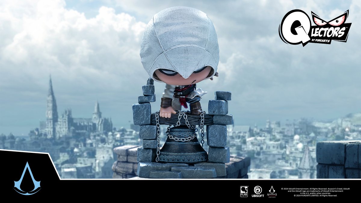 PureArtsLimited's tweet photo. Qute, Qrazy, Qlectors! 

Our brand new 6-inch figures of iconic Assassin’s Creed scenes are available for pre-order now! 

Get 10% OFF when you order all 3 until AUGUST 31!

 Available worldwide ➡️ https://t.co/rD02XrGRlm https://t.co/CJhNxzb6l3