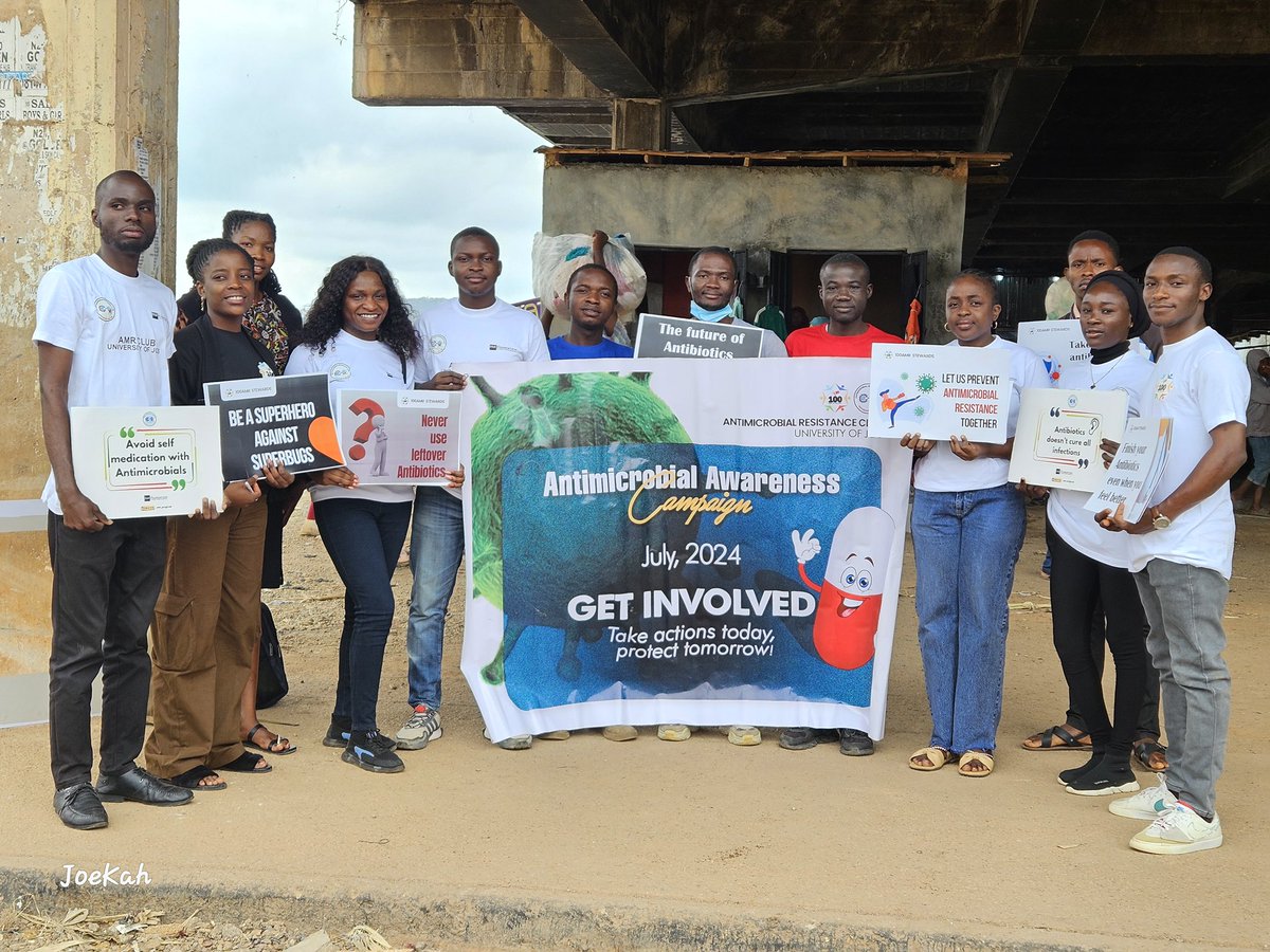 amrclub_unijos's tweet photo. Today, In Collaboration with @100amrstewards , we made our voices heard at Terminus market! Our advocacy campaign brought attention to the urgent need for action against antimicrobial resistance. Together, we can make a difference! #AMRadvocacy #amrclub #fightagainstsuperbugs https://t.co/ycsmNzWloh