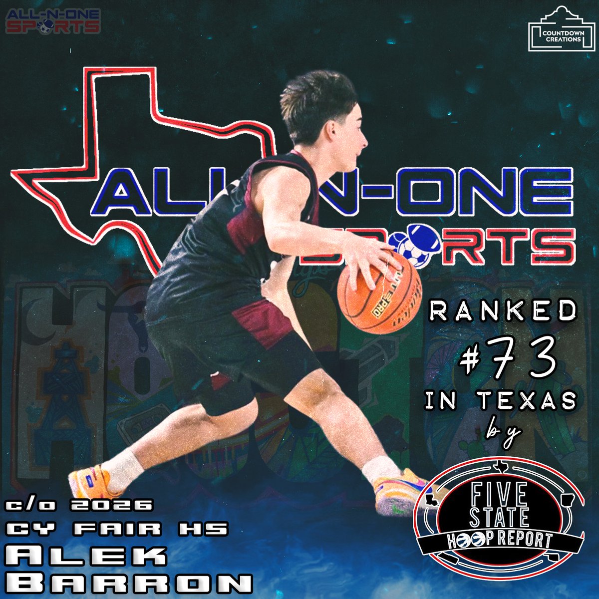All-N-One Sports Services (@allnonesports1) on Twitter photo π₯π₯CONGRATSπ₯π₯
π '26 G, Alek Barron <a href="/alek_barron/">Alek Barron</a> from <a href="/CyfairMBB/">CyFair Menβs Basketball</a> is now ranked #73 in Texas per <a href="/5_report/">5StateHoopReport</a> . Keep grindingππΎπ
<a href="/djones8301/">Doug Jones</a> <a href="/4YFilms/">π½π π£ππ§ππ£ ππ π¦ππ π½ππππ€ SPORTS π₯</a> <a href="/Extraeyesmedia/">Bobby Benjamin/Mr. Eyes</a> <a href="/GASOMass/">Ryan Massad π</a> <a href="/TexasHoopsGASO/">TexasHoops/GASO π</a> <a href="/GDayHoopScout/">π
Άπ
΄π
Ύπ
΅π
΅ππ
΄π π
³π
°π ππ.</a> <a href="/GradyMajors/">Grady Majors</a> <a href="/KevinMoses38/">Kevin Moses LLC</a> <a href="/vypehouston/">VYPE Houston</a> π₯π₯CONGRATSπ₯π₯
π '26 G, Alek Barron <a href="/alek_barron/">Alek Barron</a> from <a href="/CyfairMBB/">CyFair Menβs Basketball</a> is now ranked #73 in Texas per <a href="/5_report/">5StateHoopReport</a> . Keep grindingππΎπ
<a href="/djones8301/">Doug Jones</a> <a href="/4YFilms/">π½π π£ππ§ππ£ ππ π¦ππ π½ππππ€ SPORTS π₯</a> <a href="/Extraeyesmedia/">Bobby Benjamin/Mr. Eyes</a> <a href="/GASOMass/">Ryan Massad π</a> <a href="/TexasHoopsGASO/">TexasHoops/GASO π</a> <a href="/GDayHoopScout/">π
Άπ
΄π
Ύπ
΅π
΅ππ
΄π π
³π
°π ππ.</a> <a href="/GradyMajors/">Grady Majors</a> <a href="/KevinMoses38/">Kevin Moses LLC</a> <a href="/vypehouston/">VYPE Houston</a>