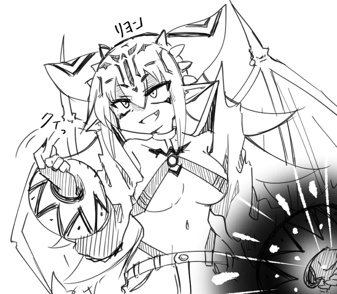オリキャラらくがき✎:リヨン👿 