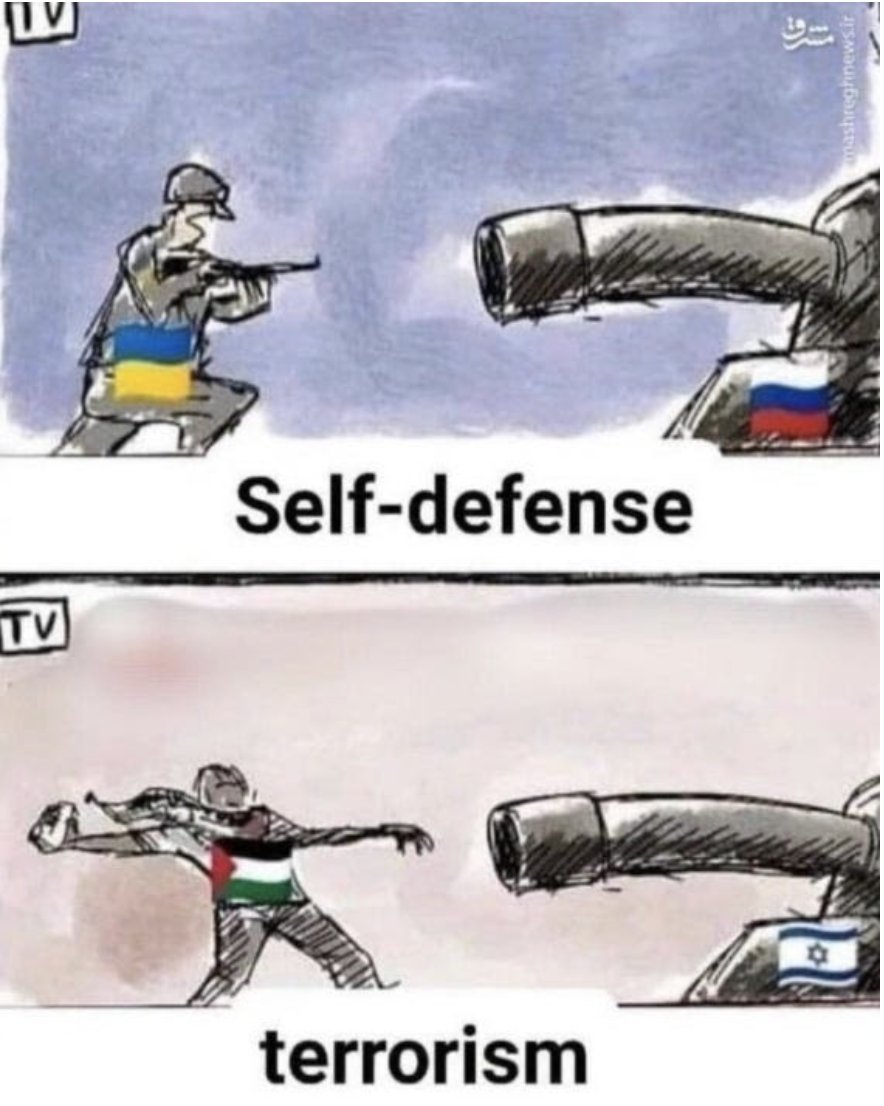 By simply posting this cartoon, Yarmuk Zuabi, a Palestinian in the West Bank, was arrested by the IDF

<a href="/ryangrim/">Ryan Grim</a> reports in <a href="/DropSiteNews/">Drop Site</a>