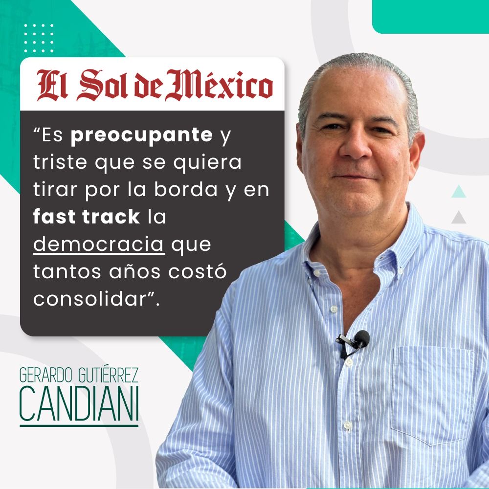 #OPINIÓN | Los riesgos de confirmar la sobrerrepresentación de una fuerza política son acabar con la democracia y sumergir al país en un retroceso político, económico y social. 

De esto escribo en <a href="/elsolde_mexico/">El Sol de México</a>: elsoldemexico.com.mx/analisis/repre…