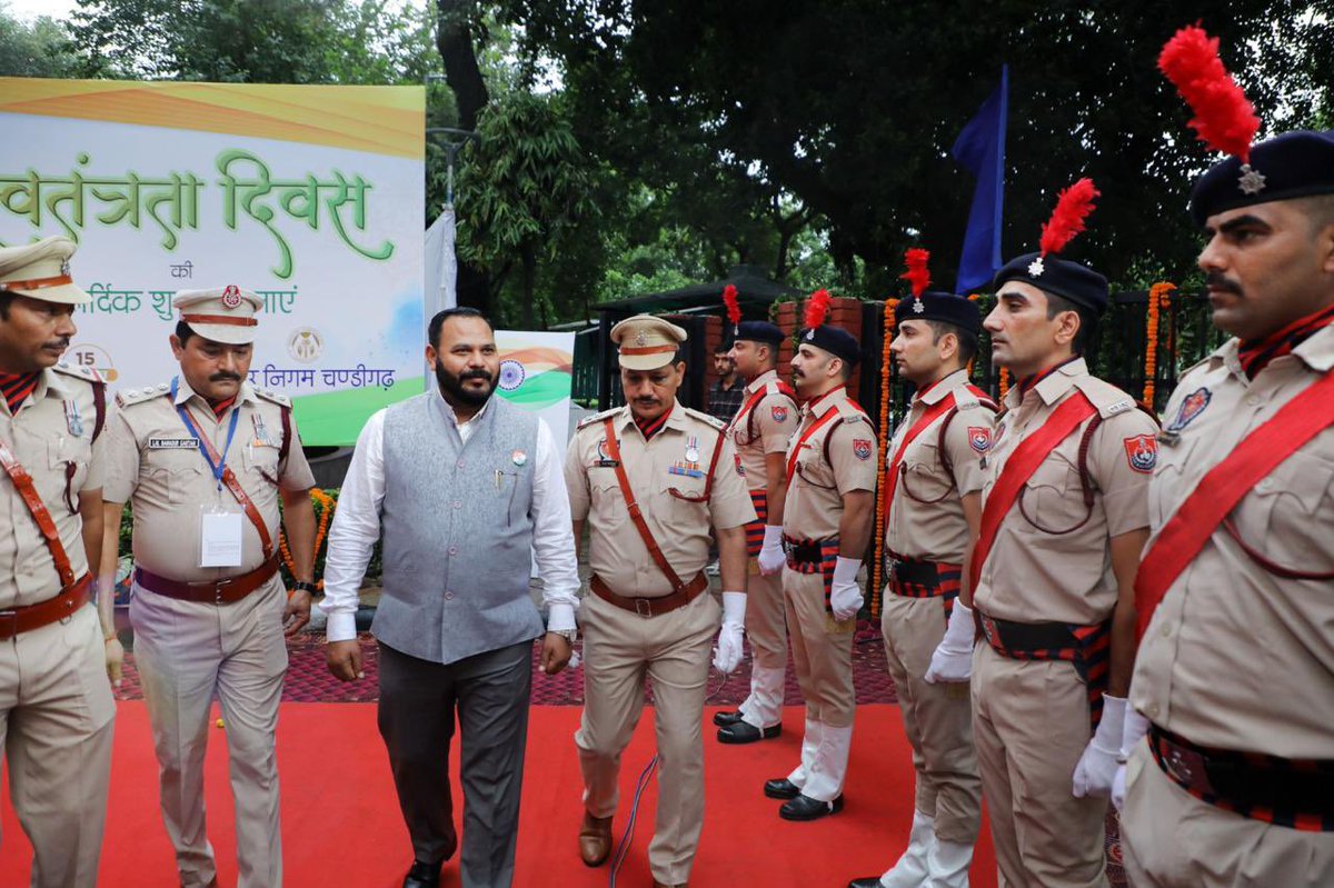KDhalor23774's tweet photo. Celebration of 78th Independence Day in MC Chandigarh 🇮🇳🇮🇳
Regards 
Kuldeep Dhalor 
MAYOR CHANDIGARH https://t.co/nnTN5JBERz