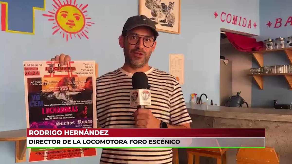 #Cultura 🗓️🎭 La Locomotora Foro Escénico dio a conocer su cartelera de presentaciones teatrales del mes de agosto, con el fin de que el público pueda embarcarse en un viaje sensorial.

🔗: youtu.be/SJ8QKJ40sz4

Juan Morga | Notitrece