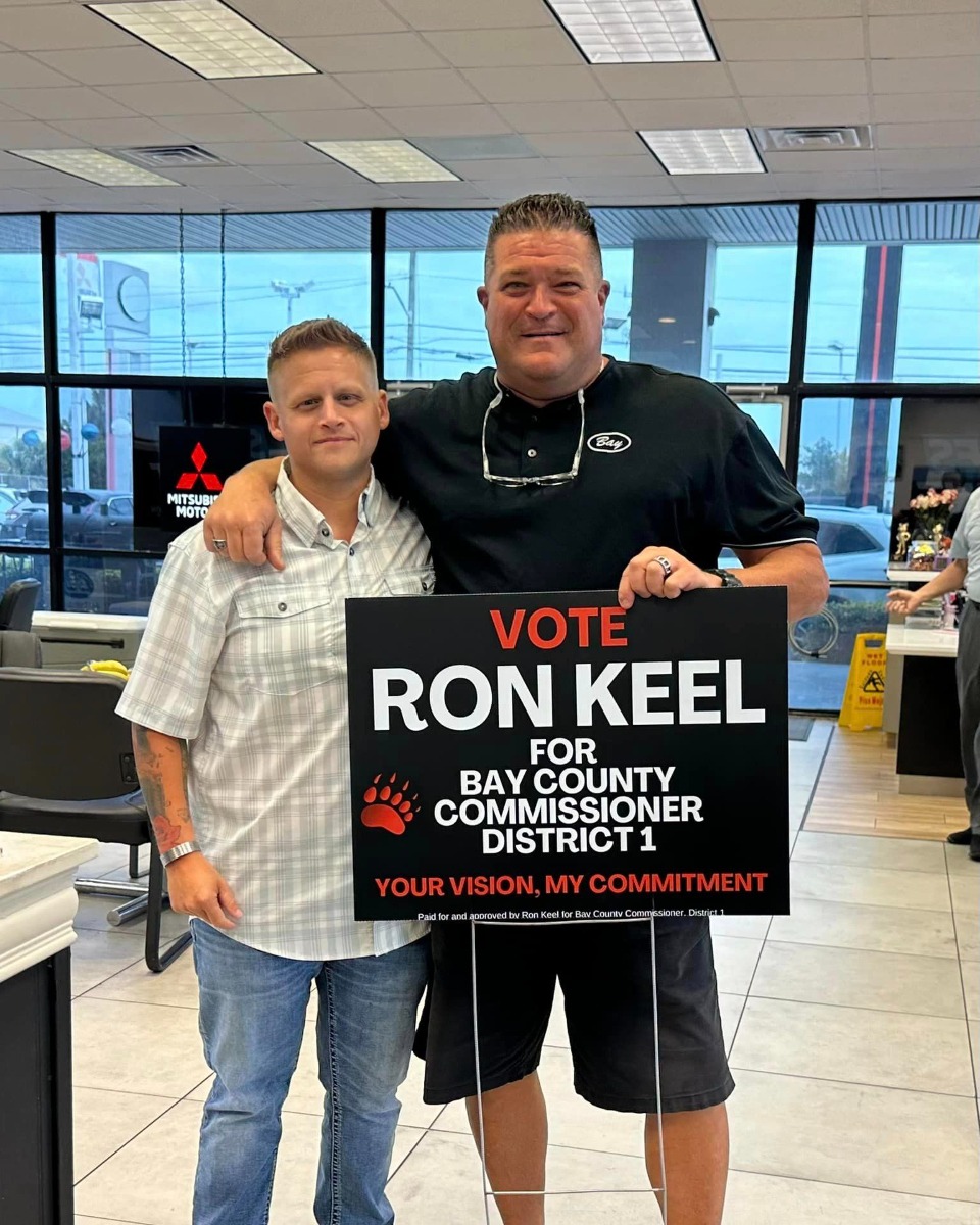 VoteRonKeel's tweet photo. Thanks to local businesses supporting our campaign! 🌟 They stand for our community values. Support them as they help shape Bay County's future! #ShopLocal #VoteRonKeel #BayCountyProud https://t.co/3iQsYHsbcq