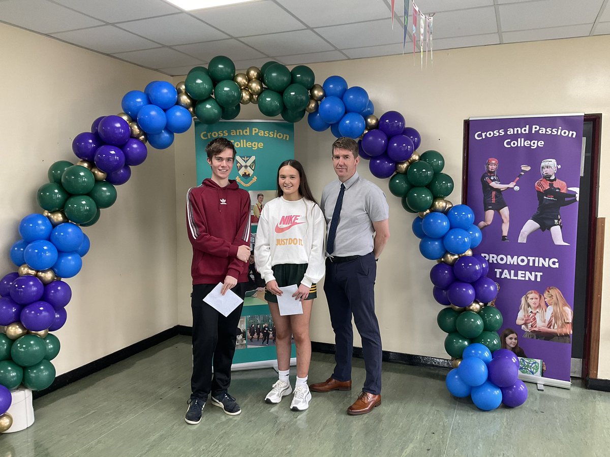 🌟 Huge congratulations to our top boy Zach Mitchell (4A*) and top girl Shannagh Heggarty (3A*) pictured with Vice Principal Mr J Cassidy this morning receiving their results 🌟

What an fantastic achievement and we wish both pupils all the best as they head off to university
