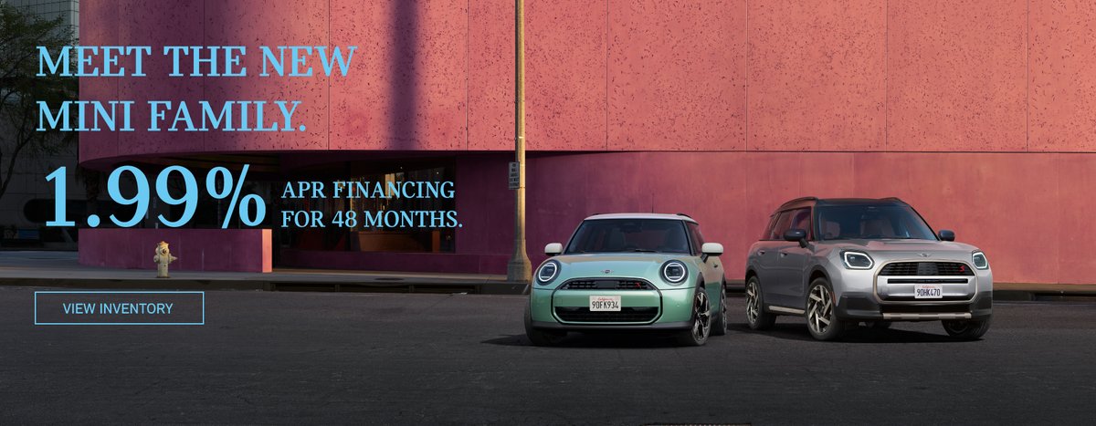 dorschel's tweet photo. Don't miss out on this #AMAZING financing special!  #MINIofRochester https://t.co/WetKnCVAtR https://t.co/SXNwchUQoW