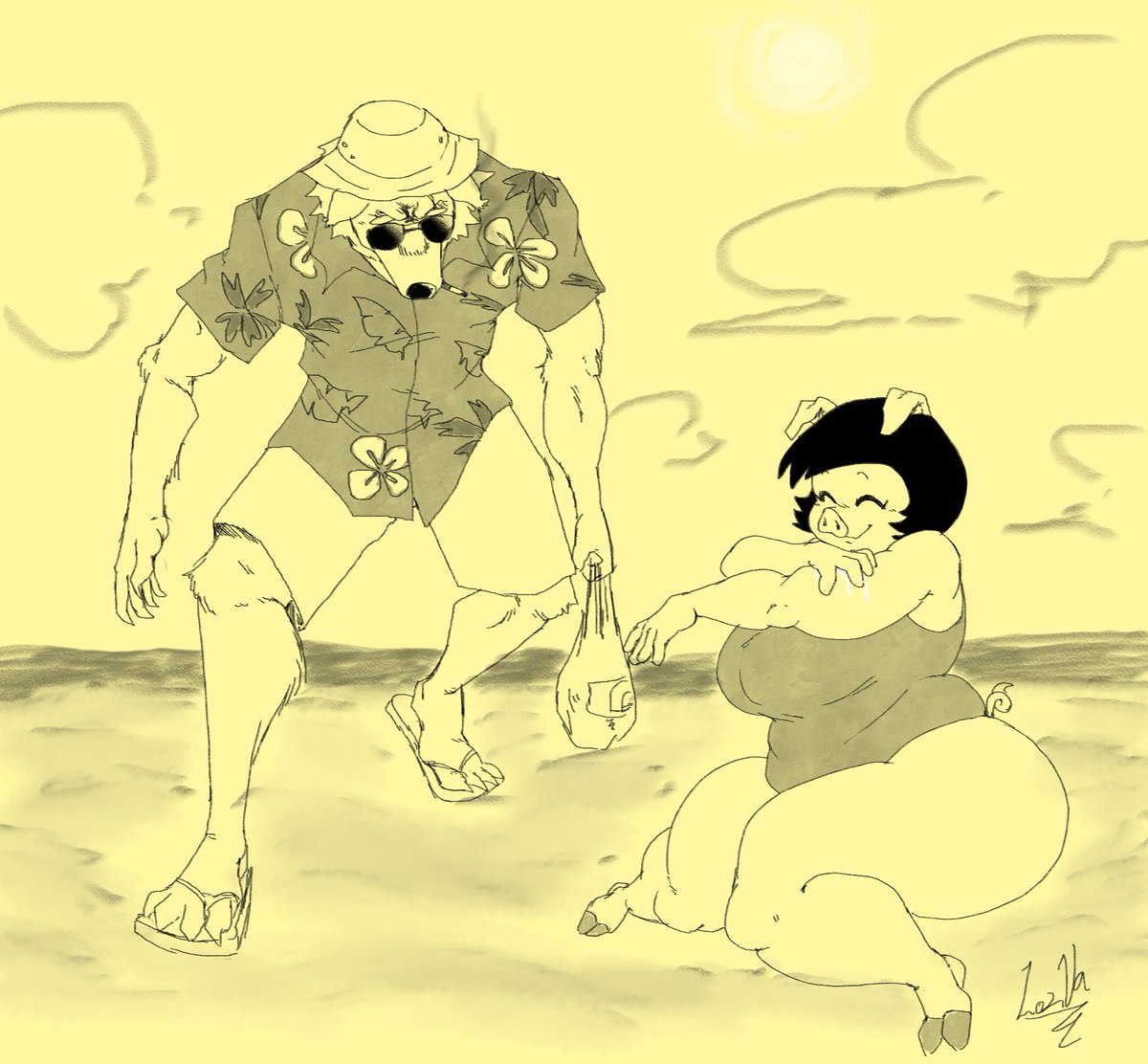 Dibujo hecho por el chingonsisimo: <a href="/OLozva/">oso "pequeño dormilon" lozva COMMS ON!!!</a>