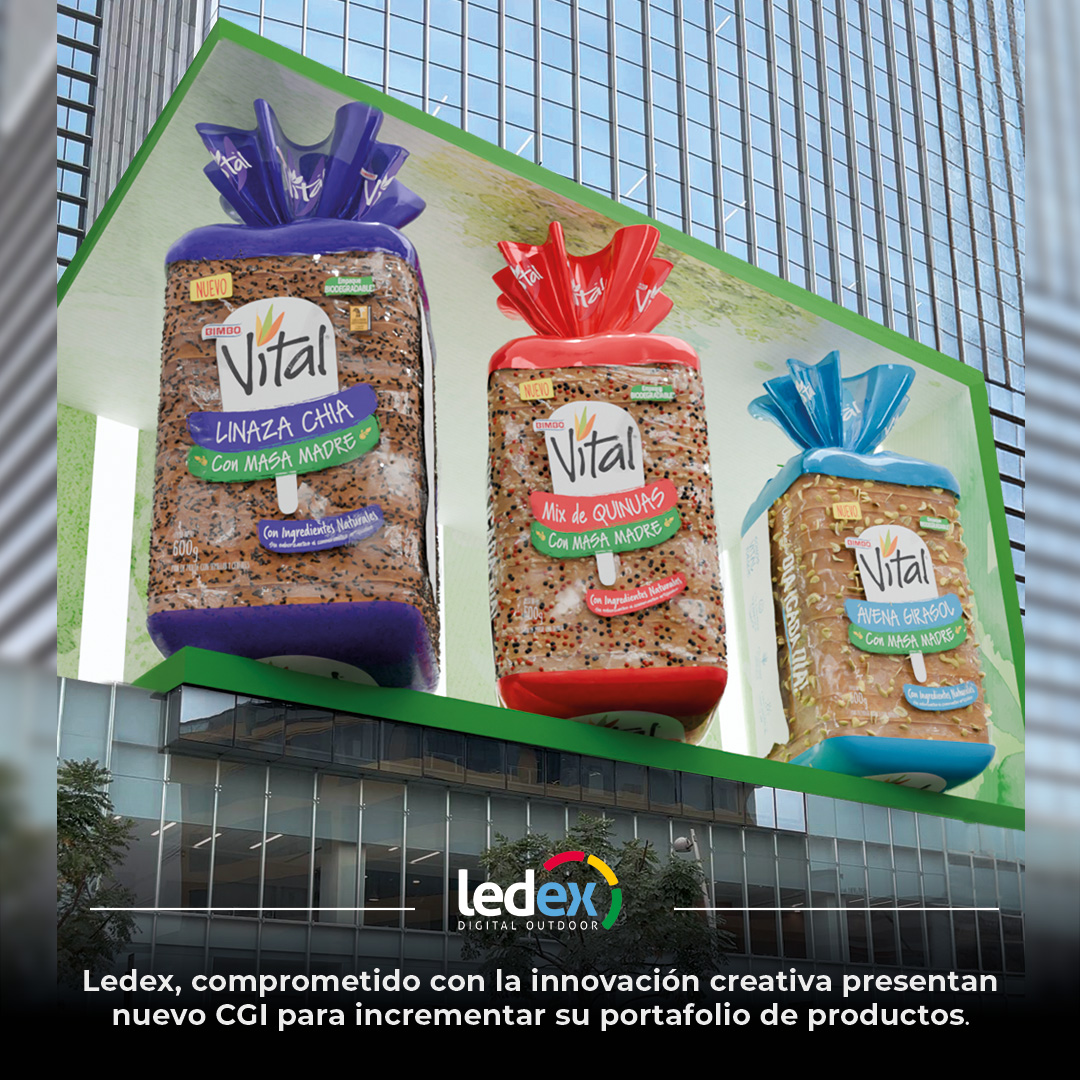 peru21noticias's tweet photo. 🚀 Ledex Revoluciona la Publicidad con CGI 🌟

Ledex, empresa de publicidad exterior, está transformando el sector con la nueva tecnología CGI (Computer Generated Imagery). 🌐✨ Esta innovación permite crear contenido ultra realista y captar la atención de manera única.
💡🔝 Este proyecto se llevó a cabo en conjunto con la agencia de medios PHD  y su cliente estratégico Bimbo Perú 🌆🤝

¡Descubre cómo el CGI puede elevar tu marca! Conoce más: https://t.co/teJASIMnNM

📞 +51 919 442 800
📧 ventas@ledex.pe
📸 @ledexperu
#Ledex #CGI #Innovación